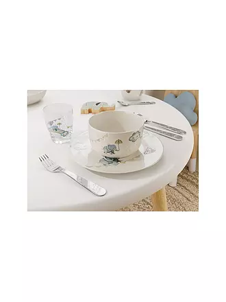 VILLEROY & BOCH | Service de table pour enfants en porcelaine Happy as a Bear 7 pièces | beige
